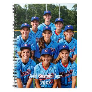 Carnet photo de l'équipe sport d'équipe personnalisé