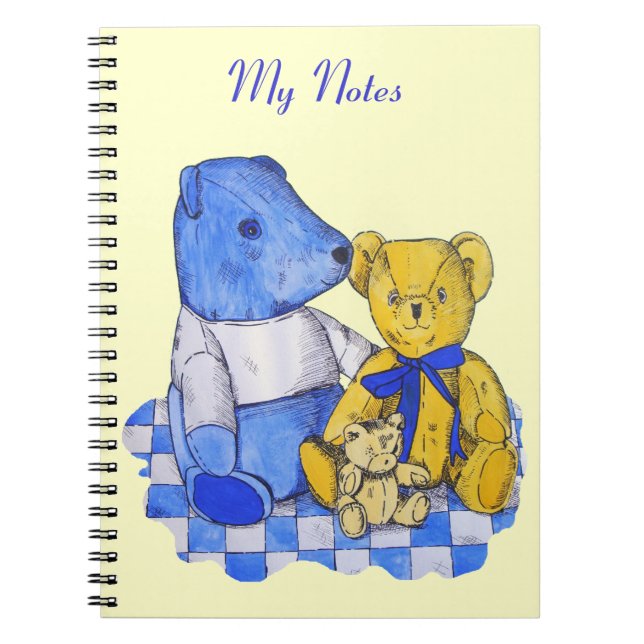 Carnet photo de l'ours en peluche (Devant)