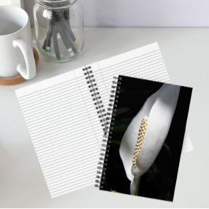 Carnet Photo de Lys de Paix Blanc Floral
