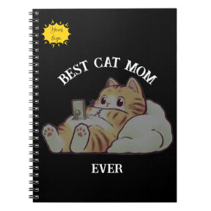 Carnet Photo de maman de chat mignon