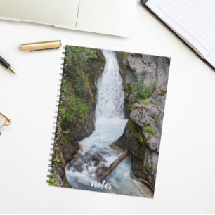 Carnet Photo de paysage de cascade immaculée