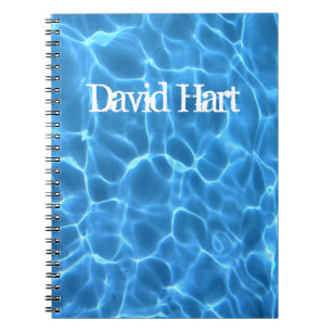 Carnet Photo de piscine bleu aqua