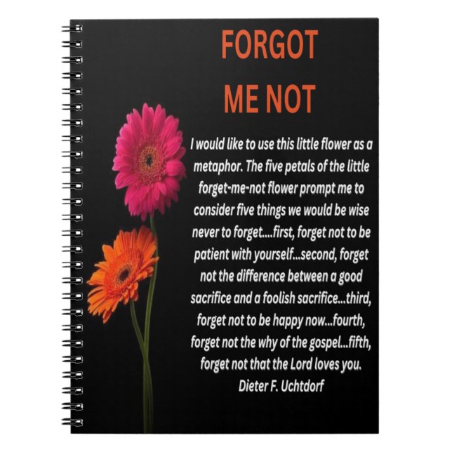 Carnet photo Forget-Me-Not (Devant)