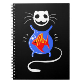Carnet photo Goth Cat Halloween Chat Spiral