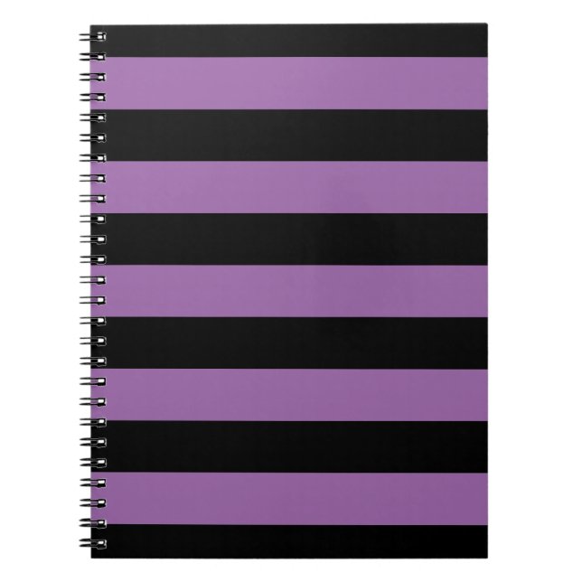 Carnet photo Goth Purple et Black Stripe (Devant)