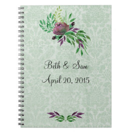 Carnet photo Mint Green Damask (80 Pages B&W)