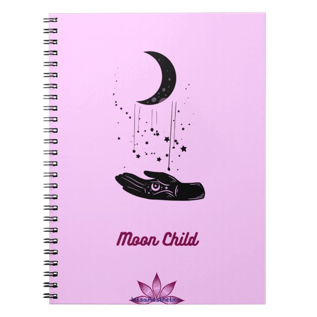 Carnet photo Moon Child Spiral (Devant)