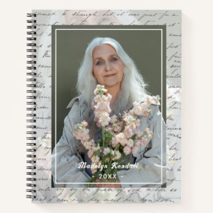 Carnet Photo personnalisé avec écriture antique