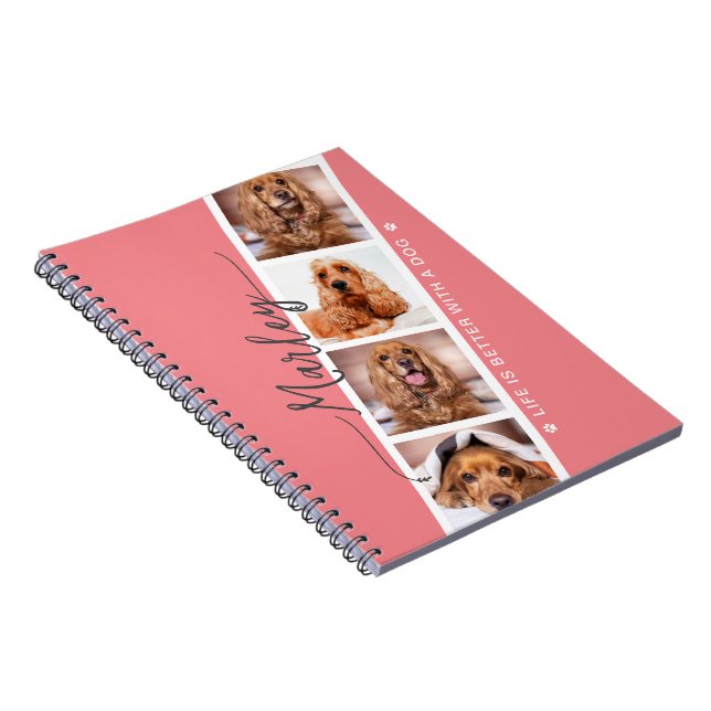 Carnet Photo personnalisée Collage La vie est meilleure a (Côté Droit)