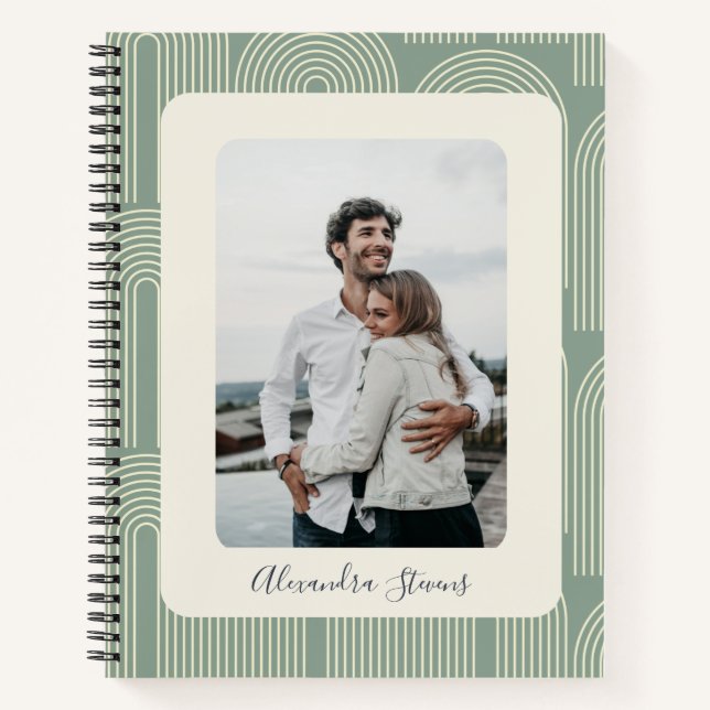 Carnet Photo personnalisée de la gamme d'arc contemporain (Devant)