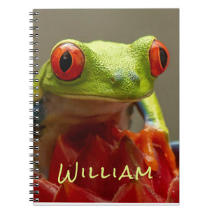 Carnet Photo personnalisée de la grenouille tropicale