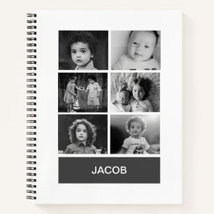 Carnet Photo personnalisée en noir et blanc - personnalis
