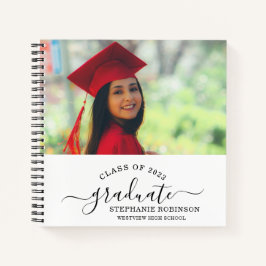 Carnet Photo personnalisée Moderne Elégant Graduation Inv