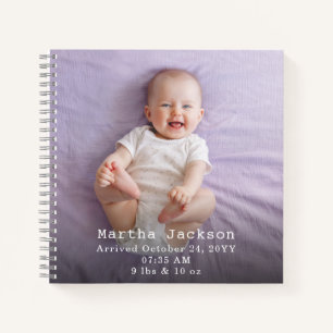 Carnet Photo personnalisée Nom du bébé Modèle Personnalis