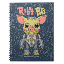 Carnet photo Robot Pig Spiral