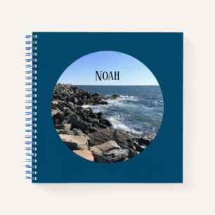 Carnet Photo ronde de l'océan Atlantique Mer Rocky Shore