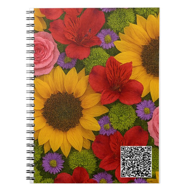 Carnet photo Rose de tournesol (Devant)