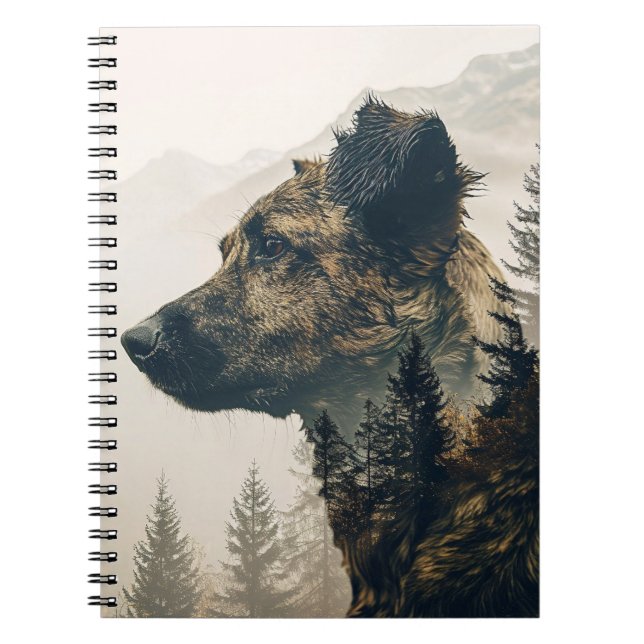 Carnet photo Rustic Dog Forest (Devant)