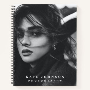 Carnet Photo simple moderne Code QR Médias sociaux