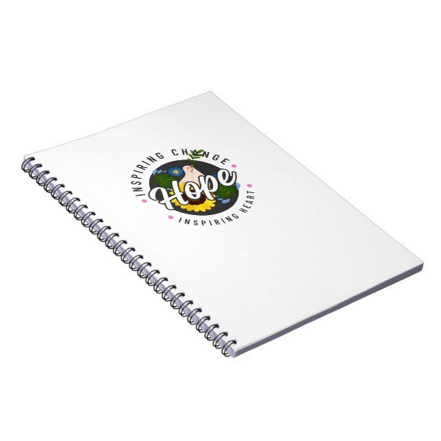 Carnet photo Spiral Inspirant Simple Hope (Côté Droit)