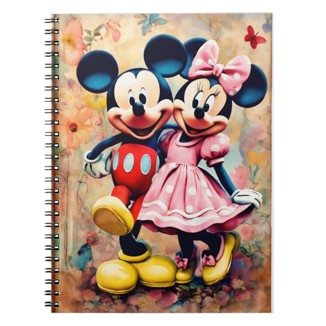 Carnet photo Spiral - Minnie et Mickey (Devant)