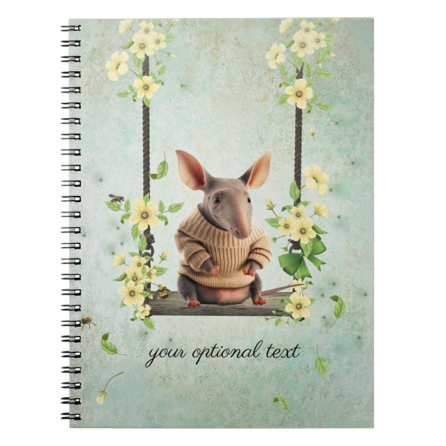 Carnet photo spirale Baby Aardvark (Devant)