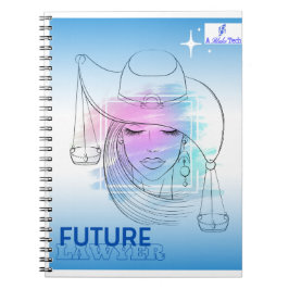 Carnet photo spirale bleu et blanc pour futur avoc