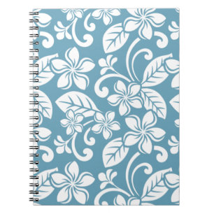 CARNET photo spirale de l'ÎLE PLUMERIA (BLEU D'ESC