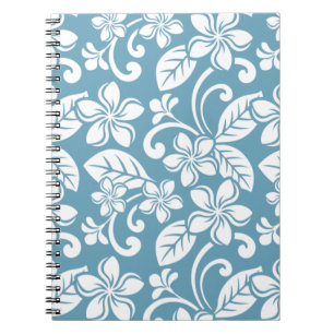 CARNET photo spirale de l'ÎLE PLUMERIA (BLEU D'ESC