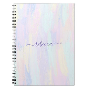 Carnet Photo Spirale Pastel Paint Strokes