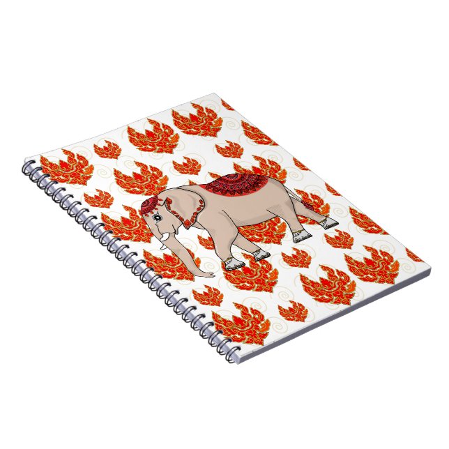 Carnet photo spirale style thaïlandais. (Côté Droit)