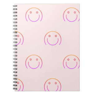 Carnet photo spirale, visage sourire