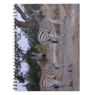 Carnet Photo Zebra Double Take