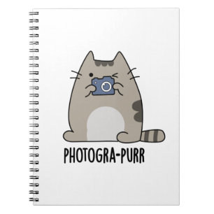 Carnet Photograh-purr Pun drôle de photographe de chats