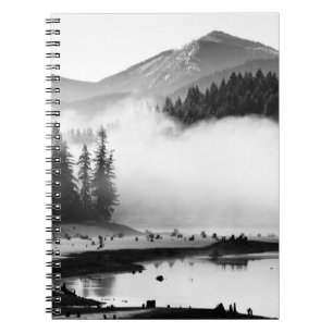 CARNET PHOTOGRAPHIE À GRANDE ÉCHELLE DU LAC PRÈS DES PINS