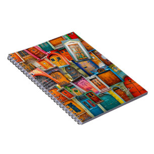 Carnet Photographie d'art moderne unique de portes Vintag