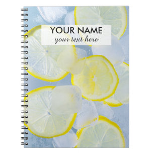 Carnet photographie fraîche de boissons de soude de glac