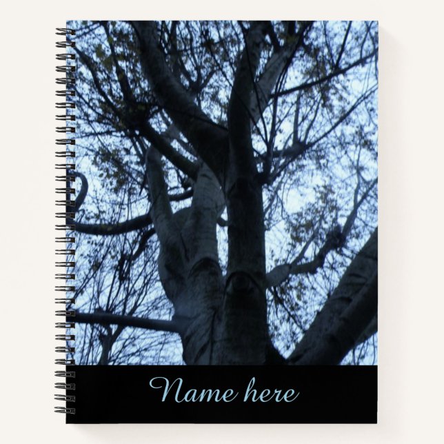 Carnet Photographie Silhouette de l'arbre (Devant)