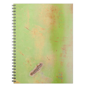 Carnet Photographie verte de grunge de soudure en métal