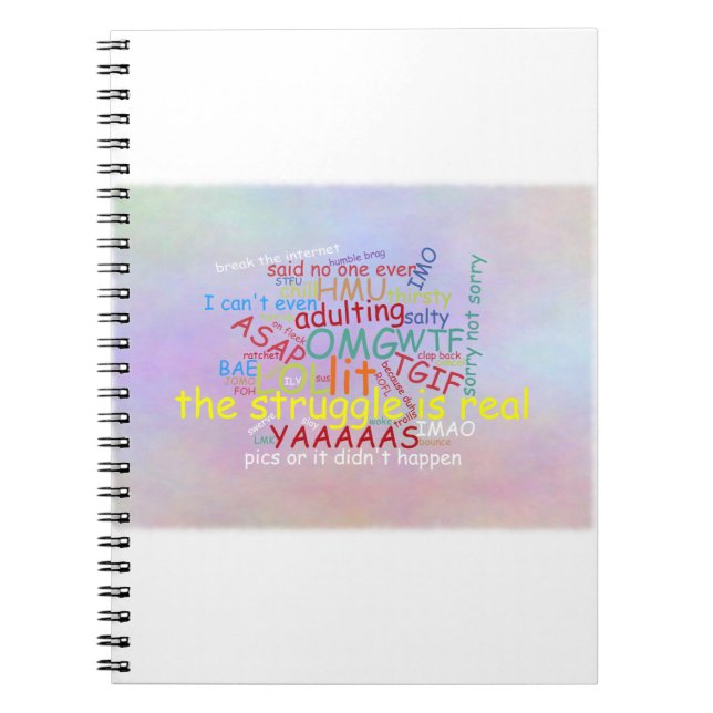 Carnet Phrases du millénaire - Swag de mots - Génération  (Devant)