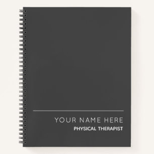 Carnet Physothérapeute Portable Spiral Personnalisé