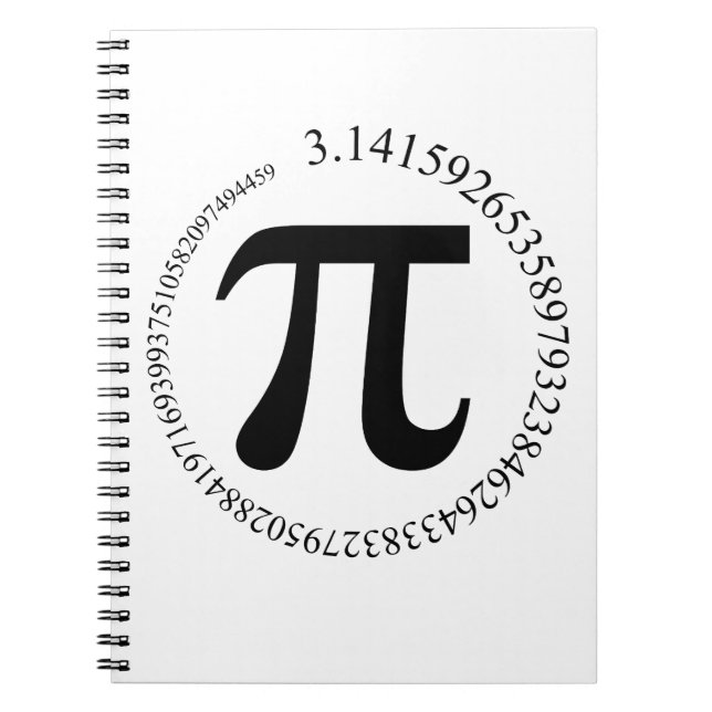 Carnet Pi - π (Devant)