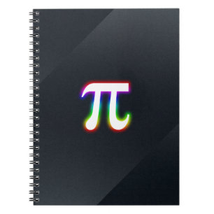 Carnet Pi brillant coloré