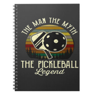 Carnet Pickleball- L'Homme, Le Mythe, La Légende 