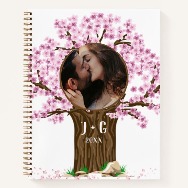 Carnet Pièces photo personnalisées Cute Couple (Devant)