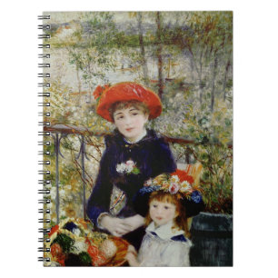 Carnet Pierre A Renoir   Deux Soeurs, ou Sur La Terrasse