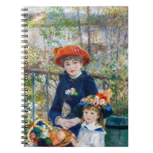Carnet Pierre-Auguste Renoir - Deux soeurs sur la terrass (Devant)