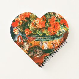 Carnet Pierre-Auguste Renoir Geraniums Et Chats