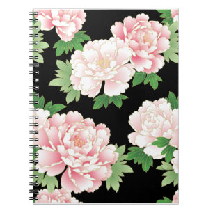 Carnet Pies roses Japonais Floral Kimono