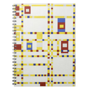 Carnet Piet Mondrian Broadway Boogie Woogie Art Abstrait